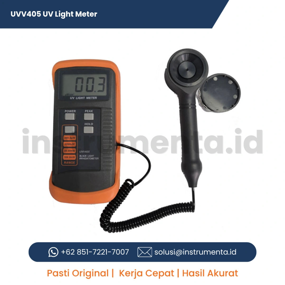 Jual UVV405 UV Light Meter Alat Ukur Intensitas Radiasi Sinar Ultraviolet V Digital Radiometer